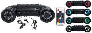 Rockville RATV80L V2 Bluetooth Dual 8" Powered 600 W ATV/UTV/Marine Lautsprecher mit LED - Bild 1 von 10