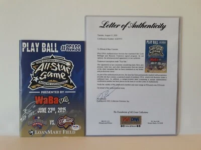 Cody Bellinger Signed 2015 All Star Game Playbill Los Angeles Dodgers MVP Photo - Image 1 of 4