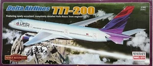 MINICRAFT Delta Airlines BOEING 777-200 Rolls-Royce Trent #14495 RARE NISB 1:144 - Picture 1 of 6