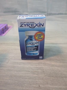 NEW Zyrexin World's Strongest Rated #1 Sexual Enhancer 10 Tablets Exp 11/27 - Picture 1 of 2