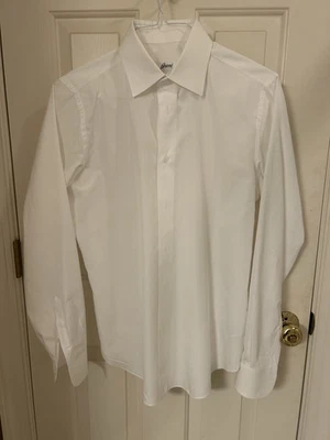 Men’s Brioni White Dress Shirt 41/16 Mint Condition - Image 1 of 4