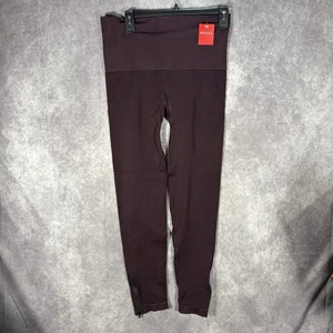 Spanx Women’s Purple Seamless Side Zip Leggings 2X NWT A297851 Zipper Active - Picture 1 of 7