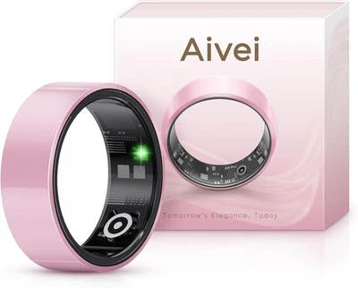 x2 AIVEI Ceramic Smart Ring for Women. PINK SIZE 10 BRAND NEW. FREE SHIPPING - Image 1 of 4