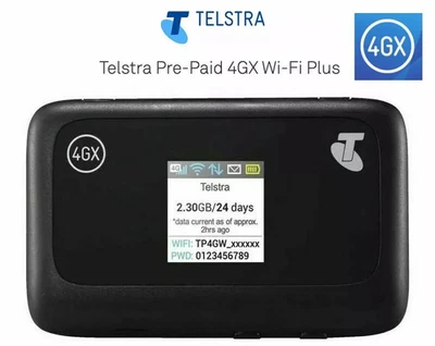 TELSTRA WIFI PLUS MF910Y 4G 4GX Display Modem Router Broadband  AU STOCK SEALED - image 1 of 4