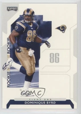 2006 Playoff NFL Playoffs Rookie Dominique Byrd #123 Rookie RC - Image 1 of 2