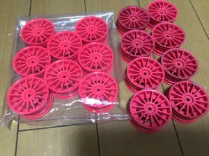Kyosho Aero24 Foil Fluorescent Pink 8 Pcs Used No Claims/Returns - Picture 1 of 1