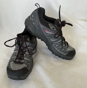 Salomon X Crest 171383 Damen-Halbschuhe Größe 9,5 grau wasserdicht Wanderweg - Bild 1 von 15