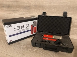 MXL 550/551 Rot Kondensator Mikrofon Set mit Koffer funktionstüchtig - Bild 1 von 23