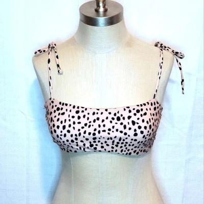 Top de bikini con estampado de animales Shein talla mediana Foto 1 de 4