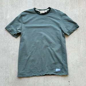 Camiseta Scotch And Soda Hombre Talla Mediana Verde Texturizada - Imagen 1 de 5