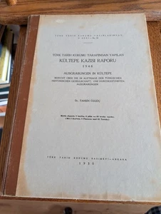 archaeological report titled Kültepe Kazısı Raporu / Ausgrabungen in Kültepe - Bild 1 von 16