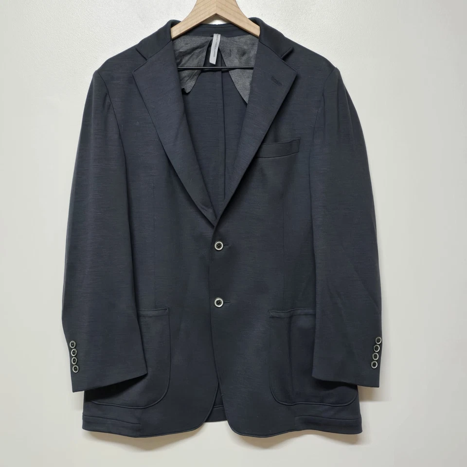 Chaqueta Blazer Abrigo SAMUELSOHN Lana Merino Tejida Gris Para Hombre 42R $795 Negocios Foto 1 de 4