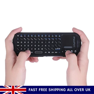 Mini Wireless Keyboard Bluetooth 2.4GHz Touchpad Mouse Smart TV PC Tablet PS4 - Picture 1 of 6