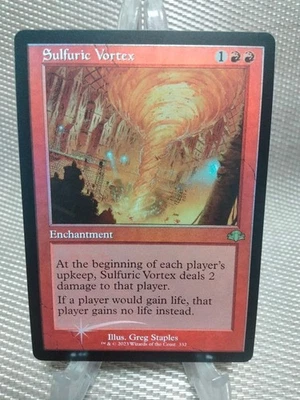 Dominaria Remaster Old Frame Foil Sulfur Vortex A English 1 Piece Mtg - Image 1 of 4