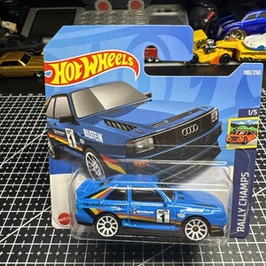 Hot Wheels 1/64 84’ Audi Sport Quattro Rally Champs 180/250 NEW Combine Post - Picture 1 of 1