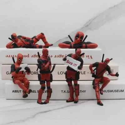 Deadpool Action Figur Spielzeug Marvel 8 cm Wolverine lustige Filmdeko - Bild 1 von 4
