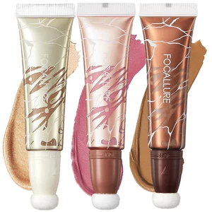 3 PCS Liquid Contour Stick,Moisturizing Highlighter,Blush and Bronzer,Silky Crea - Picture 1 of 7
