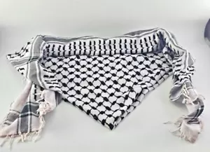 Keffiyeh Shemagh Todo Original Hecho en Palestina Cabeza Cuello Bufanda Unisex Árabe - Imagen 1 de 11