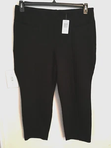 Studio by Torrid Damen Hose 2S kurz schwarz Skinny Pull On Naht Taille Ponte - Bild 1 von 4