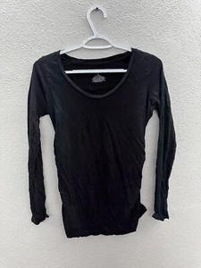 Camisa para mujer Liz Lange Maternity for Target talla XS negra manga larga  - Imagen 1 de 10