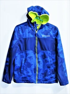 Free Country Hoodie Jacket Electric Blue Digital Unisex Youth Large 14-16 - Picture 1 of 14