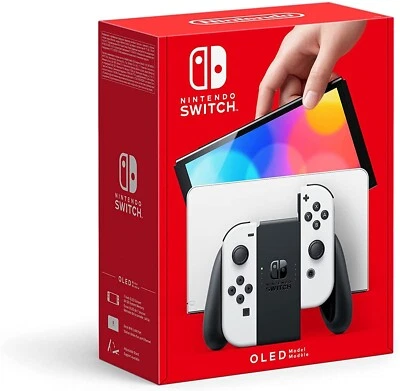 Nintendo Switch OLED, Bianco - Immagine 1 di 2