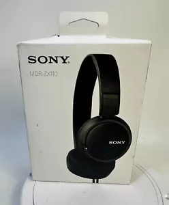 Sony - MDR-ZX110 kabelgebundene On-Ear-Kopfhörer - schwarz faltbar, verstellbar MDRZX110 - Bild 1 von 4