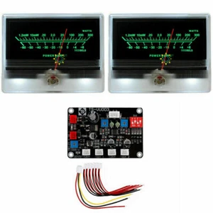 2pc TN-90A VU Meter DB Level Header Chassis Backlight with TS-VU003 Driver board - Picture 1 of 10