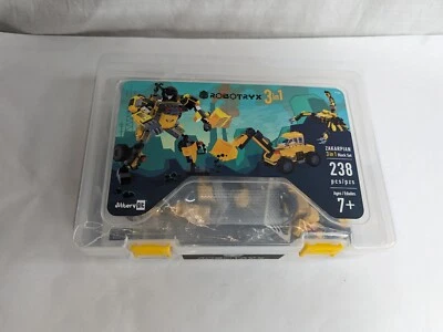 Robotryx Zakarpian 3 In 1 Block Set Jittery Git 238 Pieces, New (Damaged Box) - Image 1 of 4