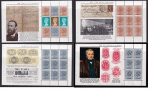 Paneles de folleto de prestigio individual GB 1985 de DX6 ~ The Times ~ Seleccionar - Imagen 1 de 5