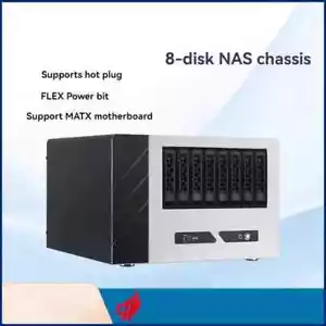 Nas 8-drive Storage Server Full-height Bay Motherboard Hot-swap Chassis - Picture 1 of 13