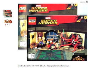 ⭐ LEGO 76060 DOCTOR STRANGES SANCTUM SANCTORUM - ANLEITUNGSHEFTE - 2016 NEU - Bild 1 von 1