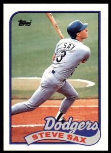 1989 Topps Steve Sax Baseball Cards #40