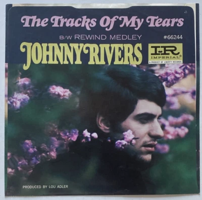 Johnny Rivers 45 Picture Sleeve NO RECORDS PS only HTF Imperial The Tracks of - Image 1 of 2