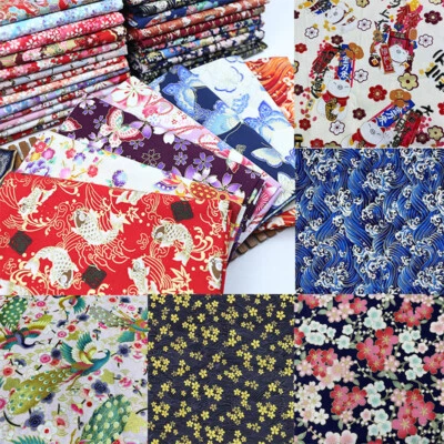 50x150cm Curtain Japanese Fabric Cotton Clothing Sewing Patchwork DIY Craft Acc - Image 1 of 4
