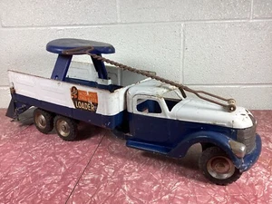 Oldtimer Buddy L funktionstüchtig automatischer Heckklappenlader LKW original sieht komplett aus - Bild 1 von 20