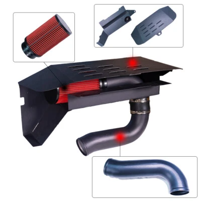 Cold Air Intake with Heat Shield for 2014-2016 BMW 420i 428i xDrive F3x 2.0T N20 - Image 1 of 4