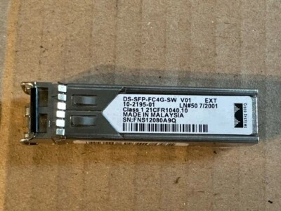 Cisco DS-SFP-FC4G-SW Cisco 4Gb Fibre Channel SFP Module Cisco 10-2195-01 Module - Image 1 of 4