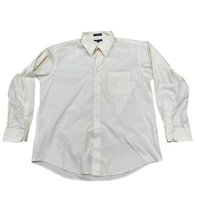 Camisa de vestir KNIGHTSBRIDGE con botones para hombre L 16.5 34 35 amarilla clara clásica L Foto 1 de 4