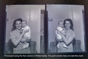 FAMOUS PHOTOGRAPHER 2 1943 V MAIL BABY WWII MAGUIRE NEGATIVE LOT SCARCE