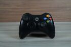 Oem Microsoft Xbox 360 Wireless Controller Black Model 1460 ~ Tested Clean!