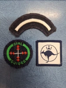 Vintage Uniform Badge / Sleeve Patch - Girl Guides Scouts Military - Picture 1 of 2