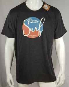 Kangaroo Poo Mens Surf Cotton T-Shirt Charcoal Marl Size 2XL 3XL BNWT RRP £14.99 - Picture 1 of 5