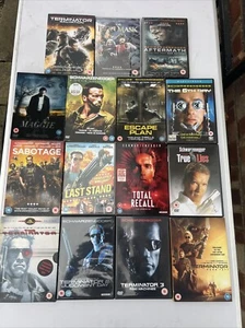 Job Lot 18 X ARNOLD SCHWARZENEGGER DVDS, Prompt UK Post. - Picture 1 of 18