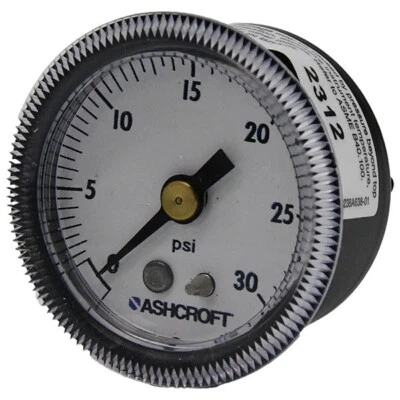 151001T01BXUC30# Ashcroft calibre de esfera 1 1/2 con acero pintado negro - IPC Foto 1 de 2