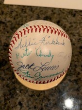 1955 Sioux City Soos Baseball Team Autographed Ball
