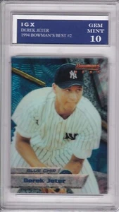 DEREK JETER ROOKIE CARD Bowman's Best BLUE CHIP PROSPECT $$ GEM MINT 10 Yankees! - Picture 1 of 1