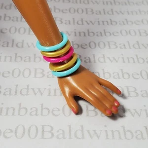 JEWELRY ~ (A) 2022 DIA DE LOS MUERTOS PLASTIC SKINNY BANGLES BRACELETS LOT - Picture 1 of 4