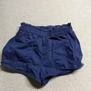 Crewcuts Girls' fresco short in twill 100% cotton in navy blue size 10 EUC - Picture 1 of 5
