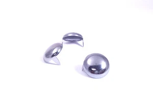 100 ct. Chrome Studs Saddlebag Seat 5/8" Inch size. Motorcycle StudsAndSpikes - Picture 1 of 2